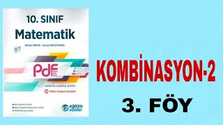 KOMBİNASYON2 KONU ANLATIMI EĞİTİM VADİSİ 10 SINIF PDF FÖY 3 [upl. by Neeli]