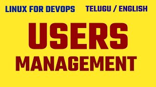 Day5 Linux  Users Management  for freshers  NonIT Employees  Gap Students  by kk [upl. by Mchugh]