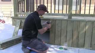 How To Build A Deck  5 Skirting [upl. by Ordep]