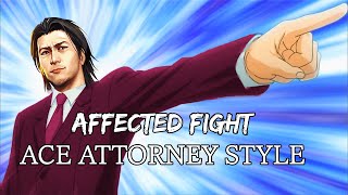 Affected Fight but its Ace Attorney  Yakuza  Like a Dragon X Phoenix Wright [upl. by Eelibuj655]