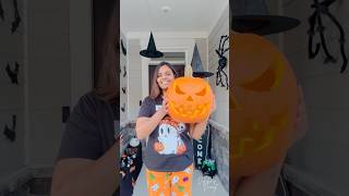 Halloween కి Pumpkin carving 🎃 minivlog shorts halloween telugu usa reels funnyshorts [upl. by Ademordna]