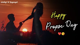 Happy Propose Day Shayari ❤️  Propose Day Status 😘  Propose Day Status 2024  Propose Day Shayari [upl. by Barabas682]