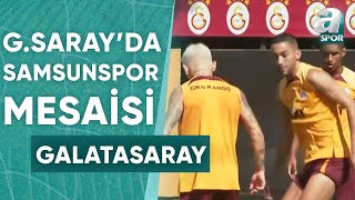 Galatasarayda Samsunspor Mesaisi Wilfried Zaha Ve Hakim Ziyech Takımla Birlikte Çalıştı  A Spor [upl. by Lyrahs419]