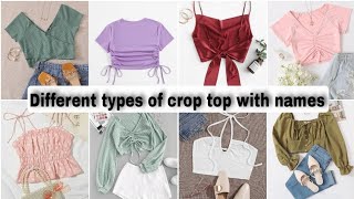 Types of crop tops with namesTypes of crop t shirtCrop top for girlsTypes of tops with names [upl. by Gamaliel]