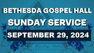 Bethesda Gospel Hall Sunday Service [upl. by Casar]