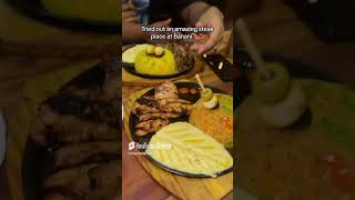 Food at Woodhouse Grill is WILD ‼️‼️🥩🍻 steakhouse brunch fypyoutube ytshortsvideo [upl. by Johnsson]