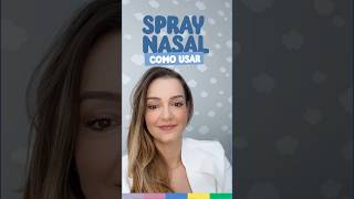 Rinite como usar o spray nasal [upl. by Rexanna]