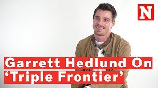 Garrett Hedlund Breaks Down Netflixs Triple Frontier And Meaning Behind Airborne Ranger Cadence [upl. by Naoma]