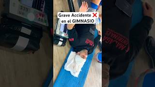 ❌ Grave ACCIDENTE en el GIMNASIO acabó muy mal malagaentrena [upl. by Laufer]