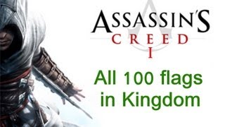 quotAssassins Creed 1quot All 100 King Richard flags locations in Kingdom [upl. by Llerrit387]