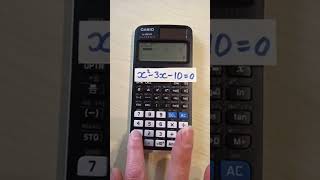 Solve a Quadratic Equation and Find the Turning Point on the Casio FX991EX Classwiz Calculator [upl. by Damien]