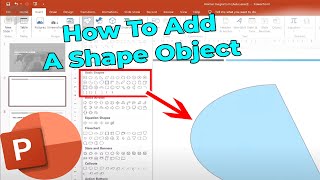 How to Add Shape Objects in PowerPoint [upl. by September480]