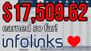 INFOLINKS is making me solid AUTOPILOT money EVERY DAY 😲 Heres how full tutorial [upl. by Shannen]