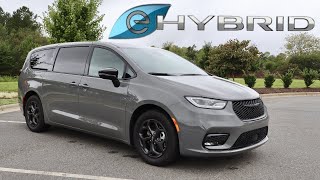 2023 Chrysler Pacifica Hybrid Limited S Point Of View Start Up Walkaround Test Drive and Review [upl. by Elcin583]