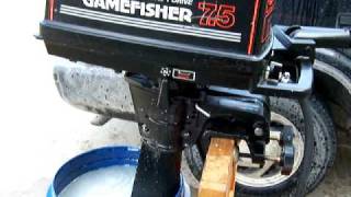 84 Sears Gamefisher 75 outboard [upl. by Prouty185]