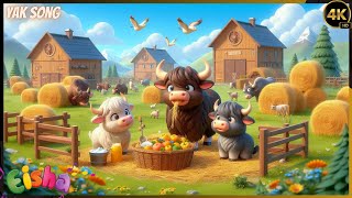 Yak Song For Kids  Eisha KidsSongs [upl. by Hertberg]