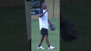 Kayvon Thibodeaux casually smoking a cigar in slow pitch softball [upl. by Anne-Marie288]