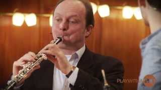 Oboe lessons Leleux Oboe Masterclass Mozart oboe concerto [upl. by Viviyan]