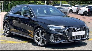 2022 Approved Used Audi A3 Sportback S line 40 TFSI quattro 190 PS S tronic  Stoke Audi [upl. by Eibbil903]