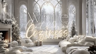 Cozy Cathedral Christmas Living Room  Luxurious Winter Decor Screensaver [upl. by Burnard]