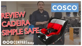 Cadeira de Carro SIMPLE SAFE Cosco  🚗 Como INSTALAR  Review Completo [upl. by Gregorio651]