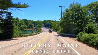 Maines SOUTHERNMOST Coastal Towns Kittery to York Maine  Scenic 4K Driving Tour [upl. by Tobie241]