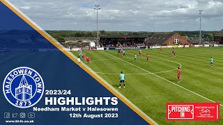 HIGHLIGHTS  Needham Market 00 Halesowen Town 120823 [upl. by Eitsim]