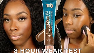 TESTING OUT URBAN DECAY HYDROMANIAC TINTED HYDRATOR  WEAR TEST REVIEW  KYRAJAY [upl. by Nue919]