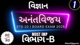 STD 10 SCIENCE  ASSIGNMENT  VIBHAG B 2 MARKS MOST IMPPART1  ANANTVIJAYSERIES  BOARD EXAM 2025 [upl. by Angel]