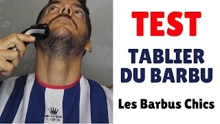 Bavoir à Barbe Les Barbus Chics  le meilleur tablier récupérateur  Mon Avis [upl. by Chloette]