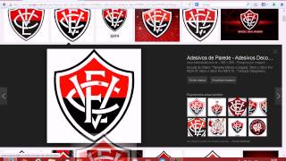 COMO FAZER ESCUDOS PARA BRASFOOT  2014 [upl. by Eihcir]