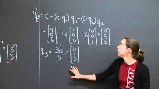 GramSchmidt Orthogonalization  MIT 1806SC Linear Algebra Fall 2011 [upl. by Nyrek977]