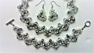 Handmade bridal jewelry set DIY wedding jewelry inspiration [upl. by Maro412]