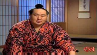 Sumo Wrestler Asashoryu Interview 朝青龍 [upl. by Ydak969]