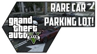 Rare Car Parking Lot Location  GTA V Grand Theft Auto V [upl. by Ntsuj]