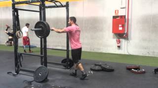 Marc Ordeig French Throwdown WOD 4 team The Unit 485kg [upl. by Melentha]