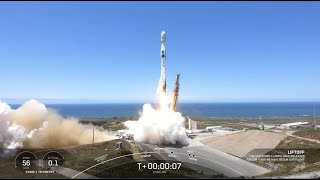 SpaceX launches new Starlink batch from Vandenberg nails landing [upl. by Novelc]