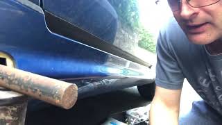 Jacking and axle stands  SLK R170 Restoration Video 18 [upl. by Musser]