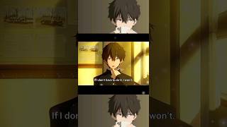 Orekis motto to live life 🆒😎  Hyouka season 1 anime shorts amv hyouka oreki orekihoutarou [upl. by Verger]