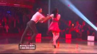 Brandy amp Maksim Chmerkovskiy Jive [upl. by Shatzer]