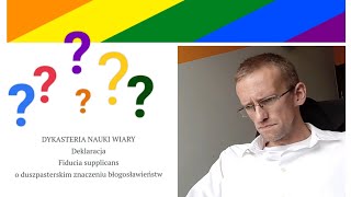 MORMONIZM 27 FIDUCIA SUPPLICANS Pary jednopłciowe u katolików lgbtq [upl. by Eilsel898]