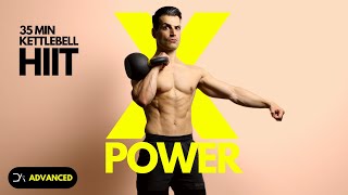 35 Min POWER Kettlebell HIIT workout  Full body Kettlebell Workout  Intense [upl. by Craw]