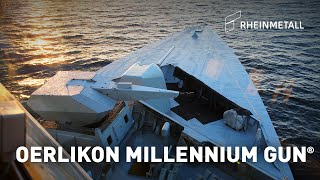 Rheinmetall Air Defence Oerlikon Millennium Gun – 35 mm high precision naval gun system [upl. by Adonis]