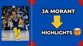 Ja Morant Electrifying Highlights That Will Leave You Speechless 🤯 [upl. by Kurman143]