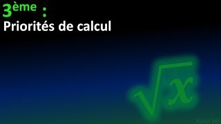 Priorités de calcul  3ème [upl. by Attebasile]