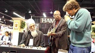 William Galison amp Dr Lonnie Smith at NAMM 2012 [upl. by Lledrev]