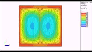 SAFIR FE heat transfer analysis of a composite section under fire [upl. by Katheryn917]