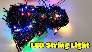 LED String Light for Diwali Christmas Decoration  Multicolour 50 Meters Rice String [upl. by Eneja]