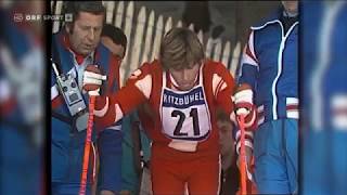 Alpine ski 1974 WC Kitzbuhel Hansi Hinterseer Slalom [upl. by Michaeu945]