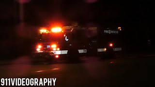 Bedford Fire Department Engine 3 Responding [upl. by Sucerdor]